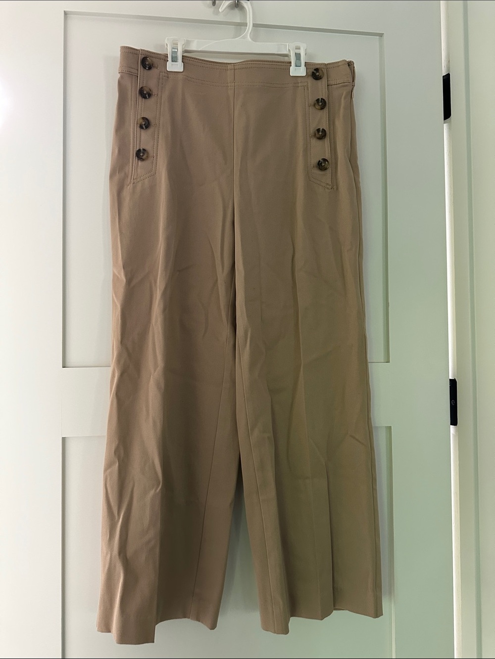 Ann Taylor Wide Leg Pants in Khaki